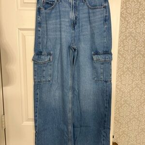 Old Navy Light Blue Denim Skirt
